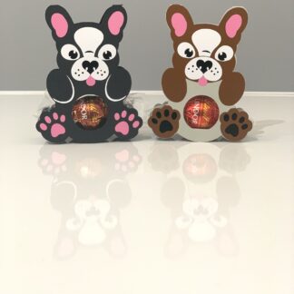 French Bulldog chocolate holder Bundle for Lindt and Kinder surprise